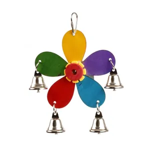 4 x Small Hanging Bird Parrot Budgie Bell Toy