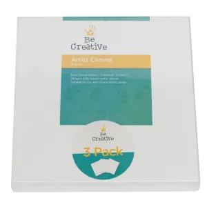 Artist Canvas Panel, 3pk