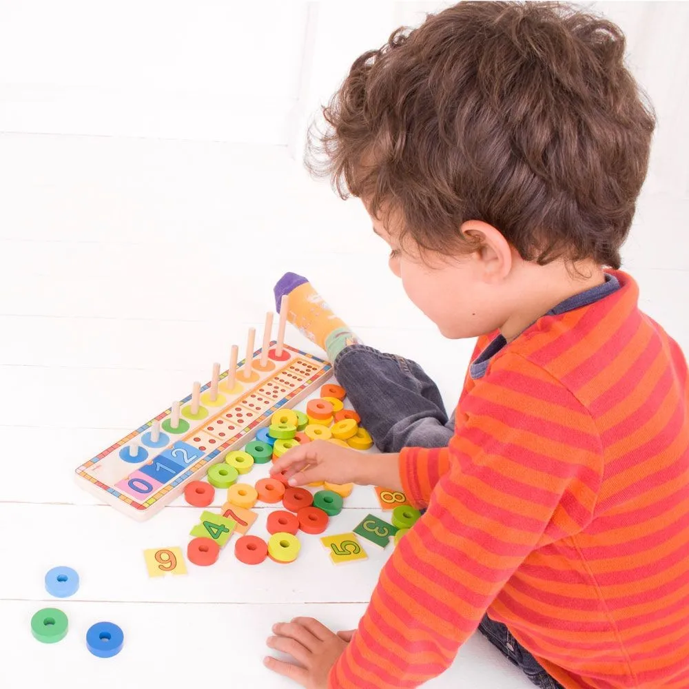 Bigjigs Learn To Count Wooden Toy