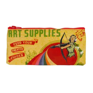 BLUE Q PENCIL CASE ART SUPPLIES