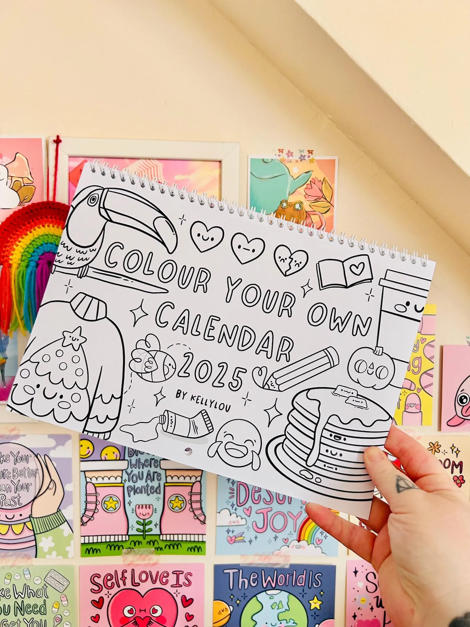 Colour Your Own Calendar - 2025