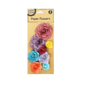 Colourful Paper Flowers