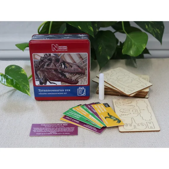 Gifts in a Tin Tyrannnosaurus Rex Model Kit
