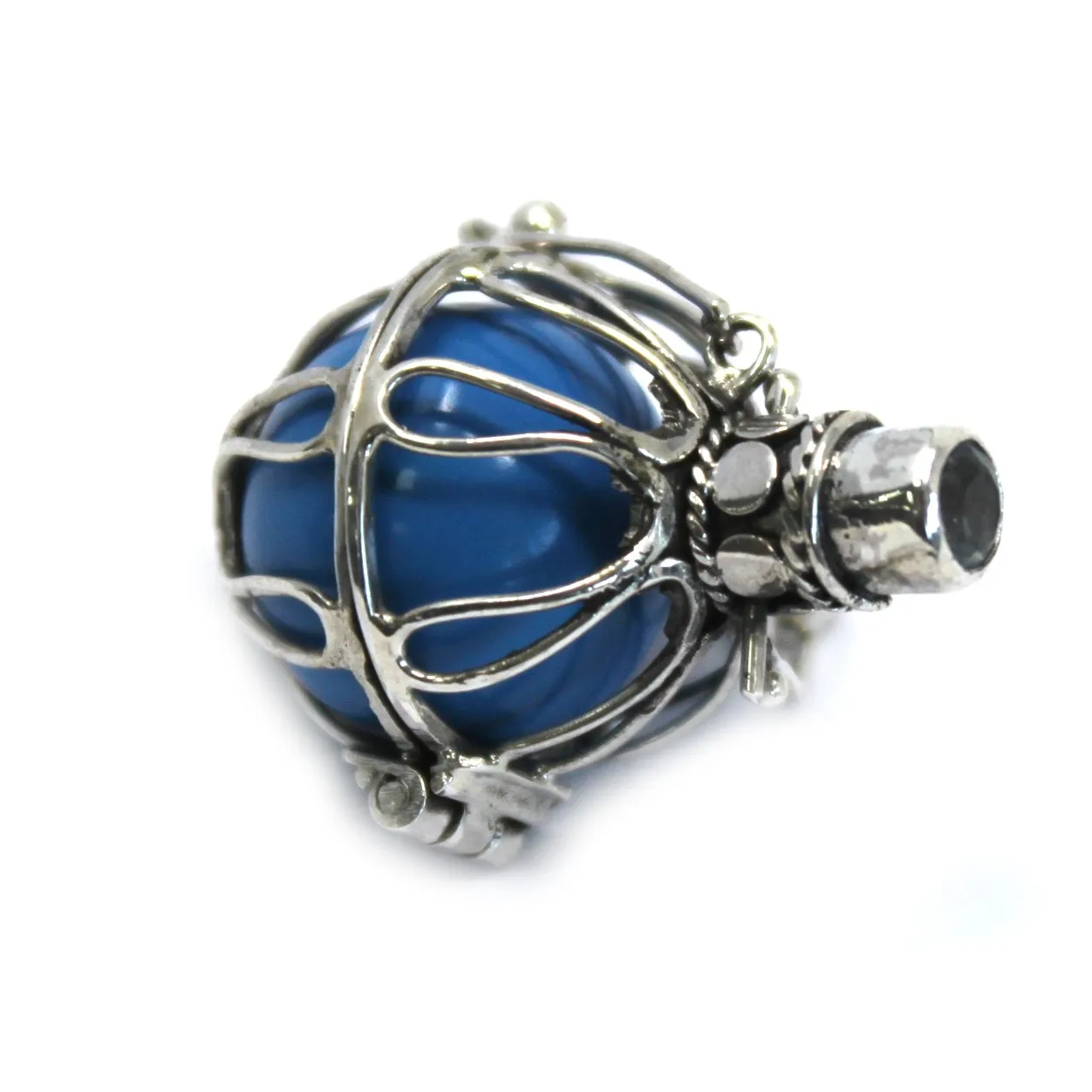 Handcrafted Silver Angel Bell for Creativity - 16mm | Artisan-Made in Bali