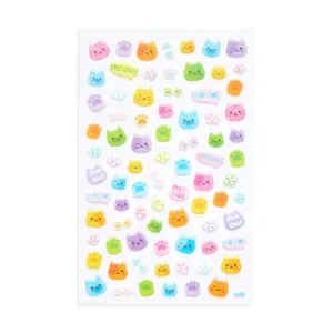 Its Bitsy Stickers- Colourful Cats