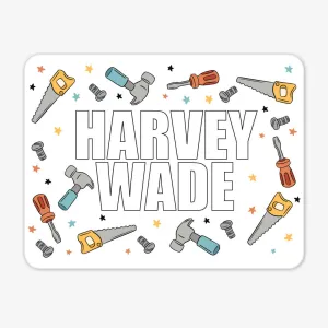 Kids Personalized Whiteboard | Hammer Time