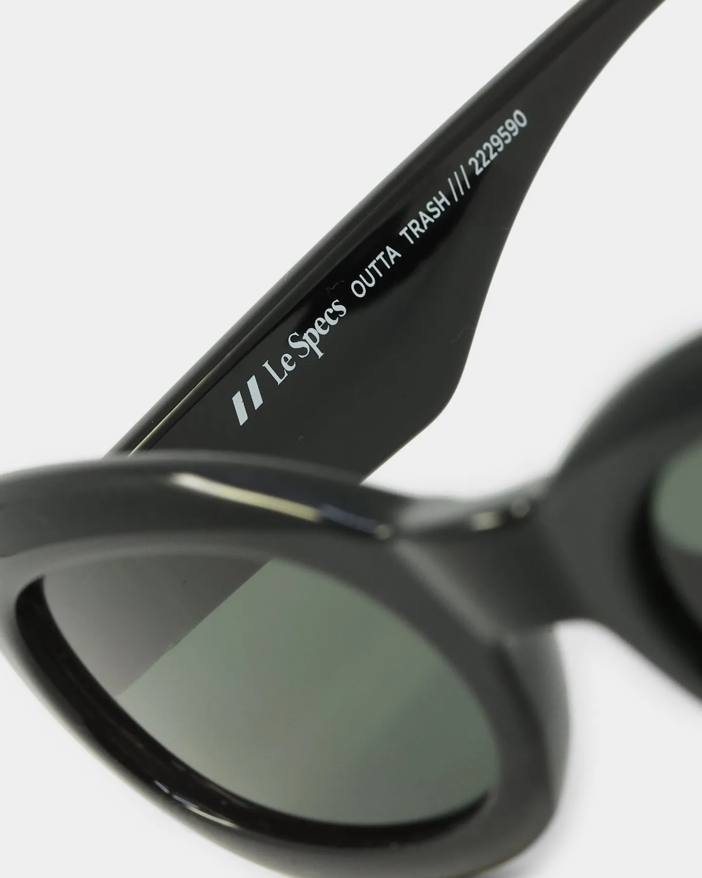 Le Specs Outta Trash Sunglasses Black