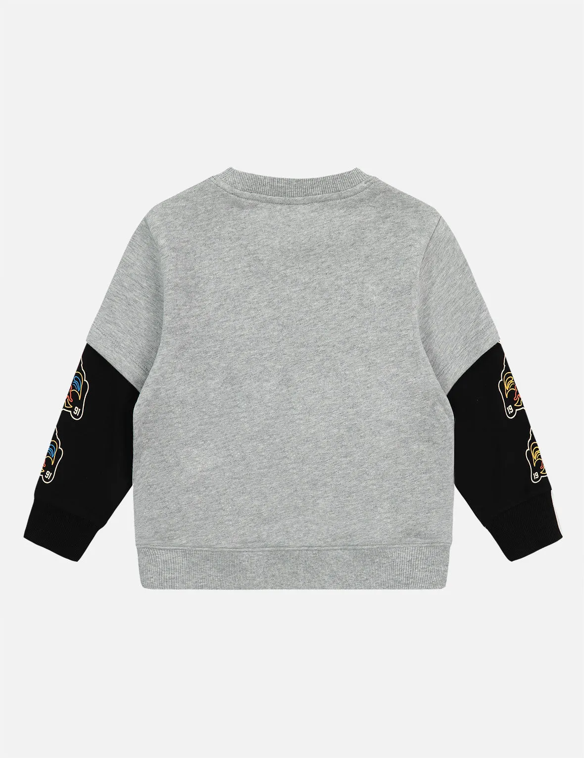 Logo and Godhead Print 2-in-1 Sweatshirt
