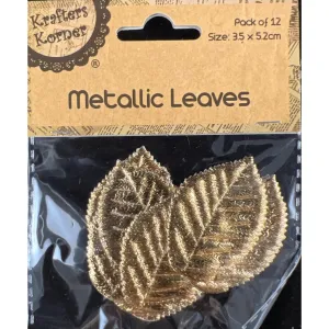 Metallic Gold Leaves