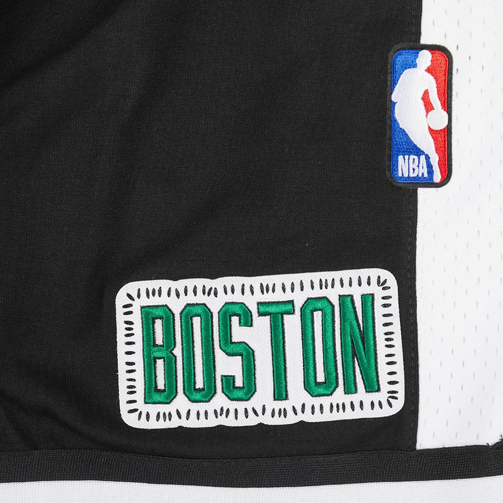 NBA BOSTON CELTICS DIY PICK STITCH MEN'S DOUBLE KNIT 2.0 SHORT (BLACK)