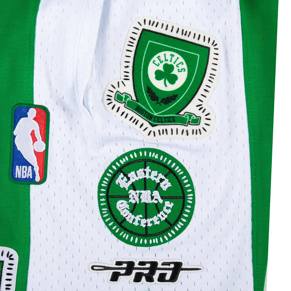NBA BOSTON CELTICS DIY PICK STITCH MEN'S DOUBLE KNIT 2.0 SHORT (KELLY GREEN)