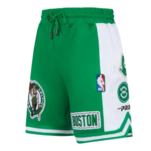 NBA BOSTON CELTICS DIY PICK STITCH MEN'S DOUBLE KNIT 2.0 SHORT (KELLY GREEN)