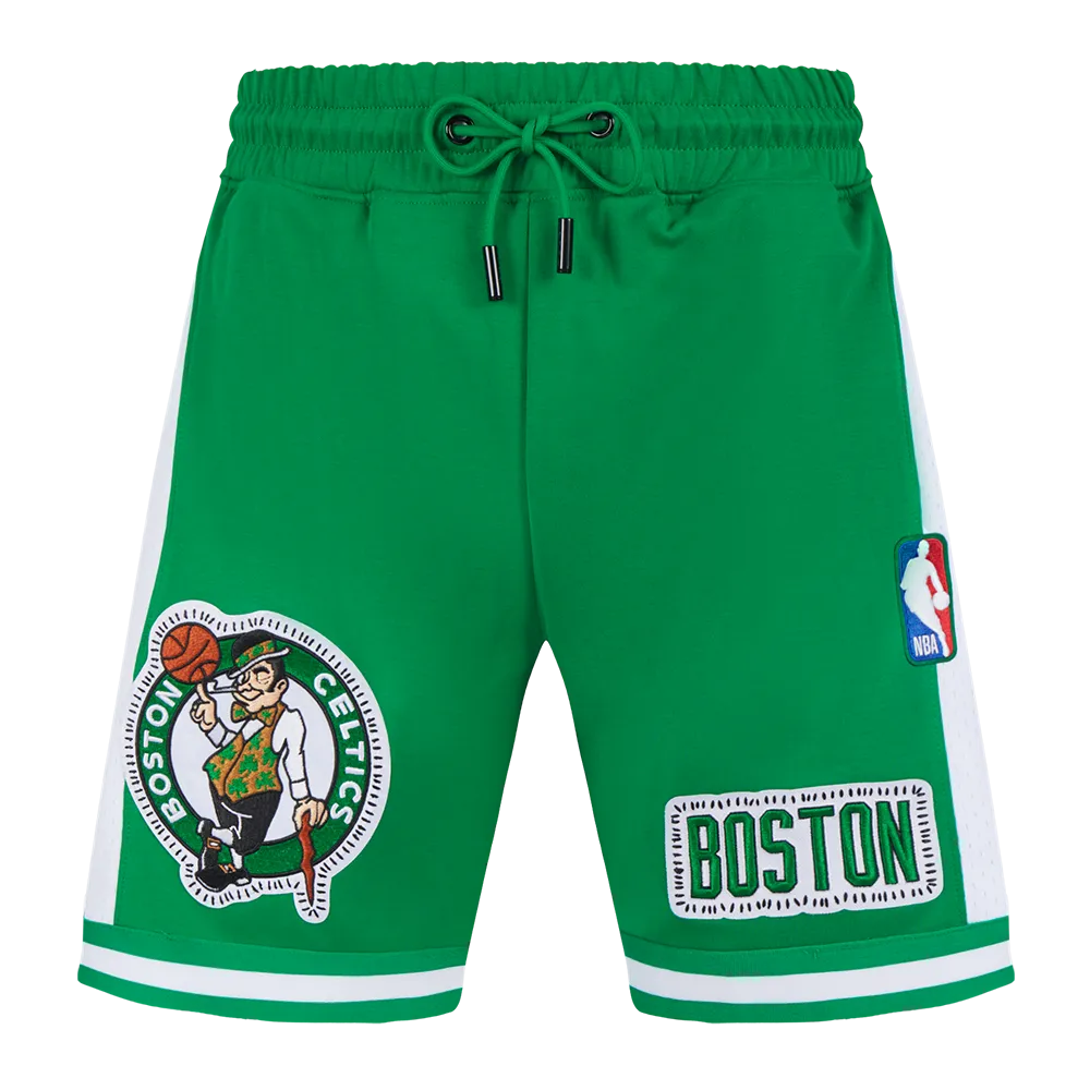NBA BOSTON CELTICS DIY PICK STITCH MEN'S DOUBLE KNIT 2.0 SHORT (KELLY GREEN)