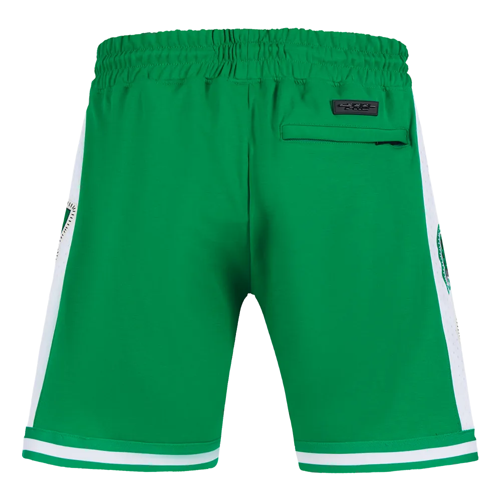 NBA BOSTON CELTICS DIY PICK STITCH MEN'S DOUBLE KNIT 2.0 SHORT (KELLY GREEN)