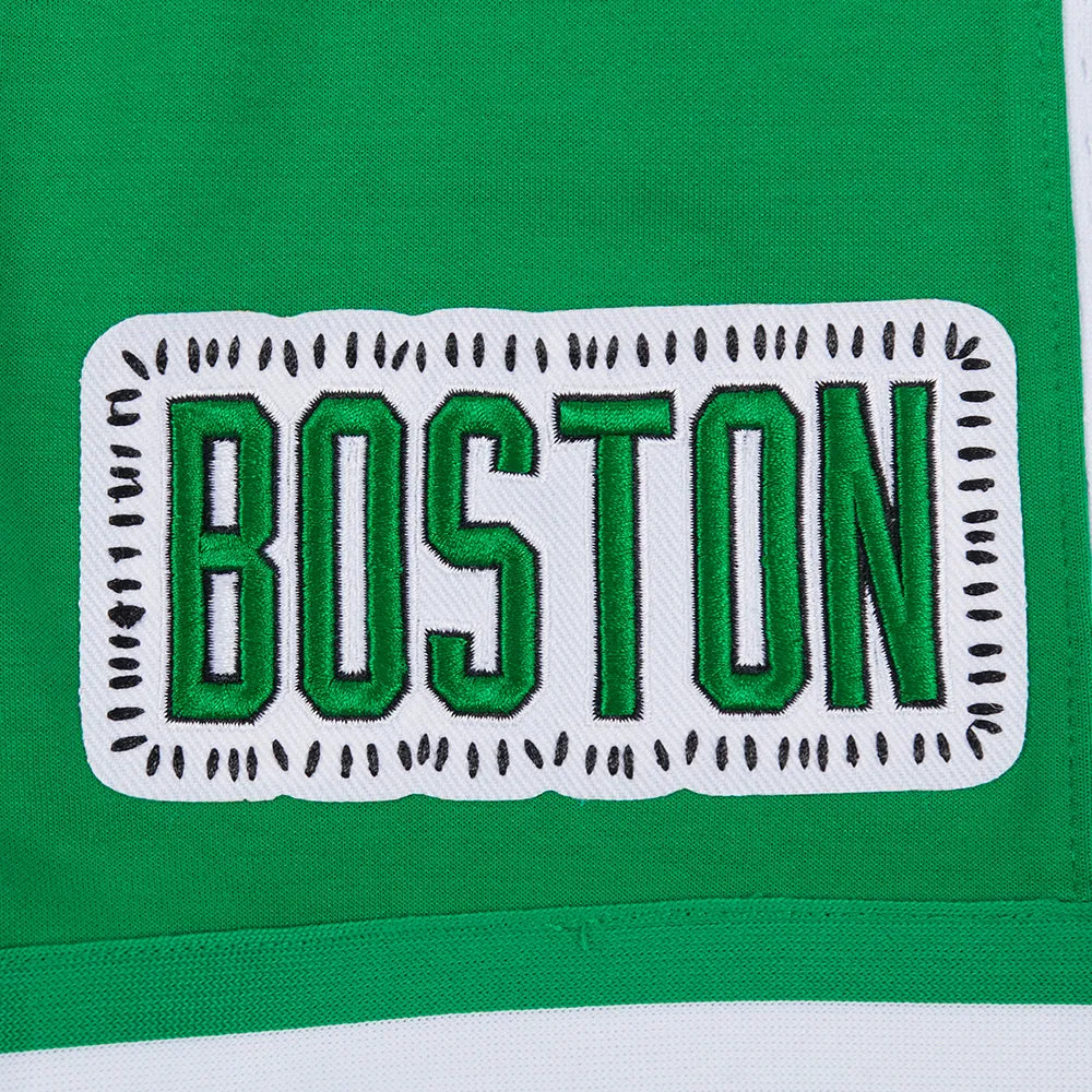 NBA BOSTON CELTICS DIY PICK STITCH MEN'S DOUBLE KNIT 2.0 SHORT (KELLY GREEN)