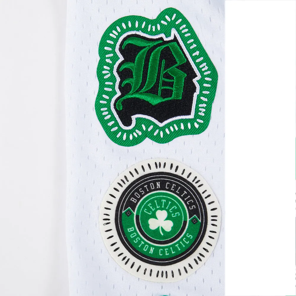 NBA BOSTON CELTICS DIY PICK STITCH MEN'S DOUBLE KNIT 2.0 SHORT (KELLY GREEN)