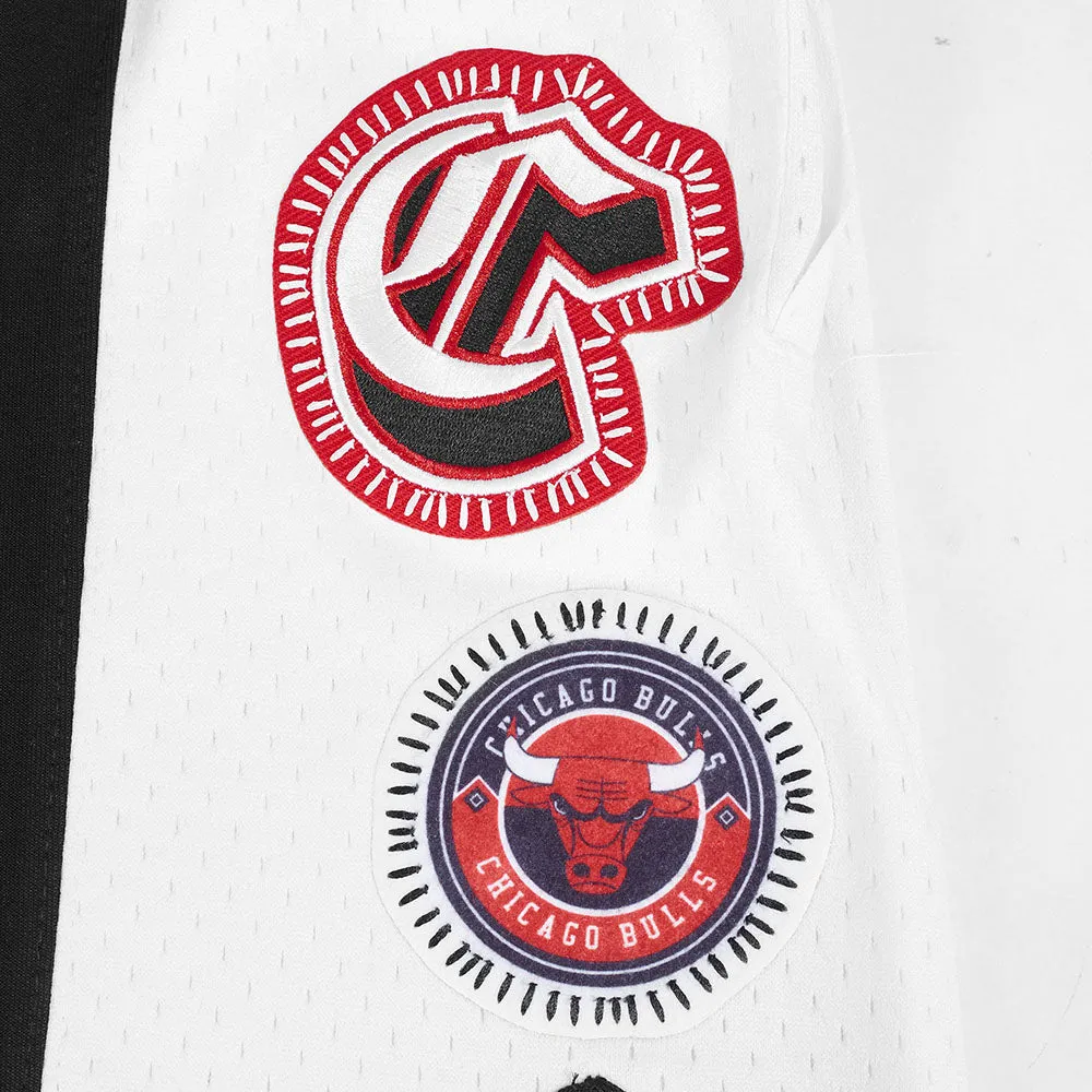 NBA CHICAGO BULLS DIY PICK STITCH MEN'S DOUBLE KNIT 2.0 SHORT (BLACK)