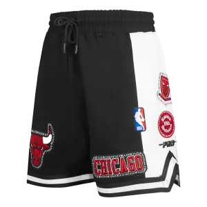 NBA CHICAGO BULLS DIY PICK STITCH MEN'S DOUBLE KNIT 2.0 SHORT (BLACK)