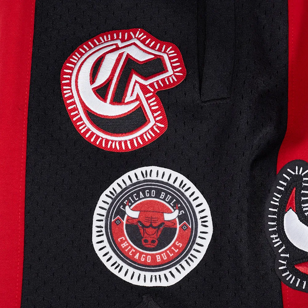 NBA CHICAGO BULLS DIY PICK STITCH MEN'S DOUBLE KNIT 2.0 SHORT (RED/BLACK)