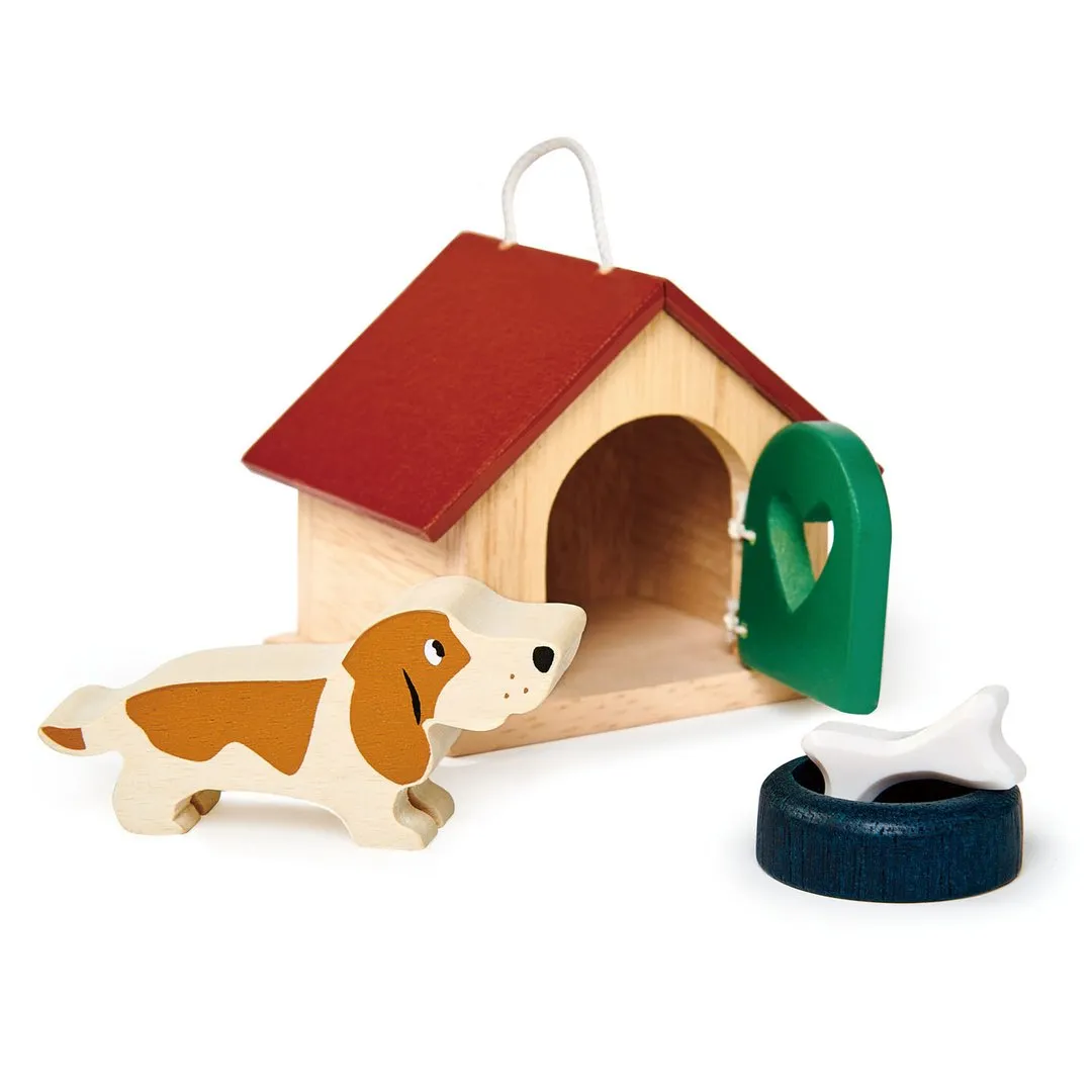 Pet Dog Set Wooden Toy by Tender Leaf Toys