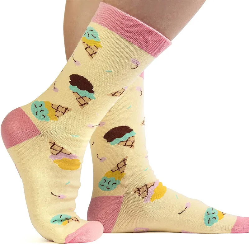 "IF YOU CAN READ THIS"Cartoon Alphabet Christmas Socks