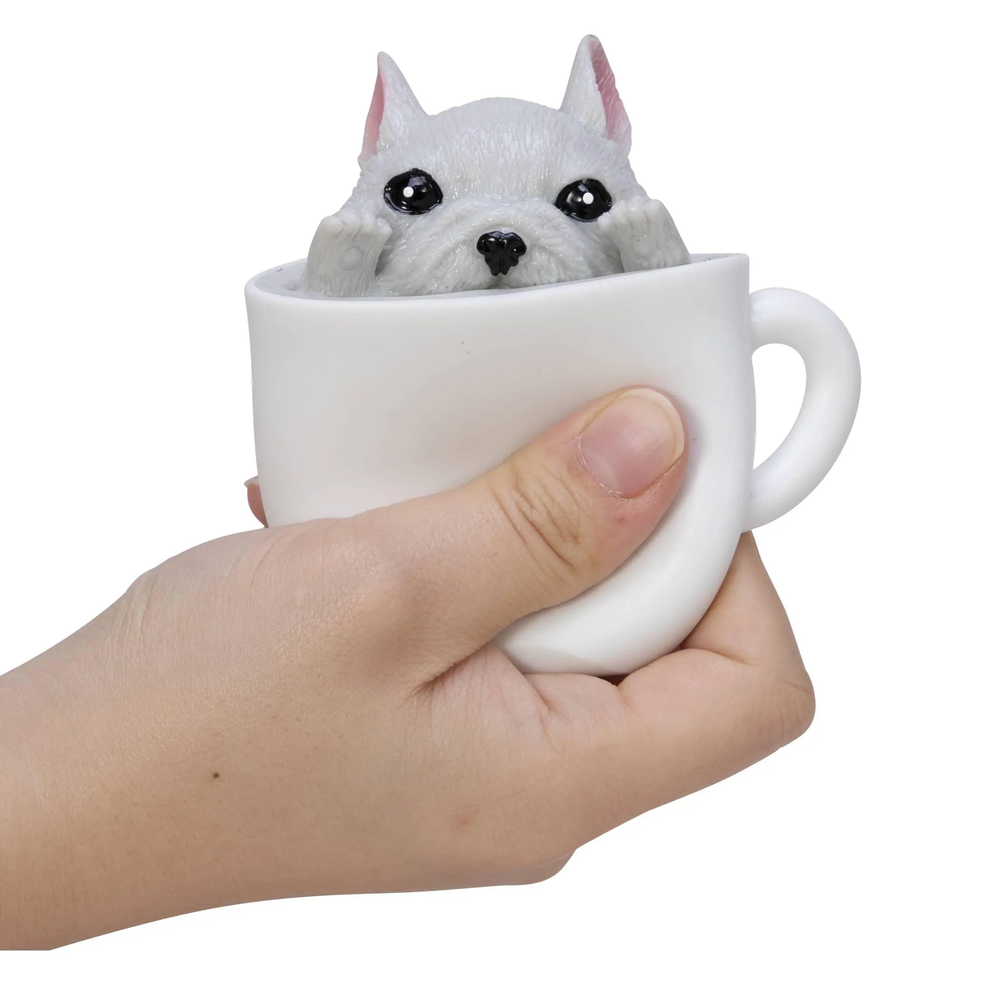 Squeeze Toy | Pup in a Cup-assorted | Schilling