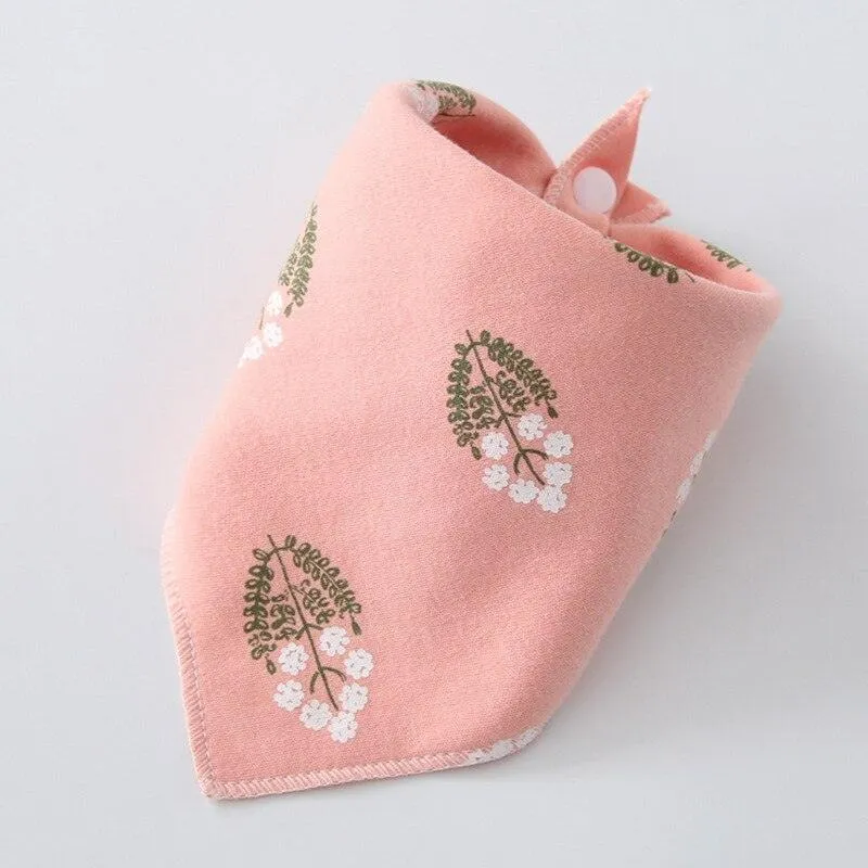 Triangular Cotton Dog Scarf