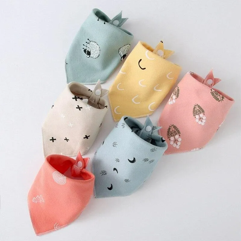 Triangular Cotton Dog Scarf