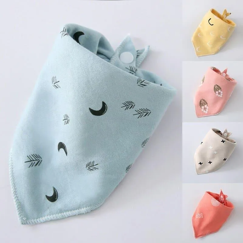 Triangular Cotton Dog Scarf