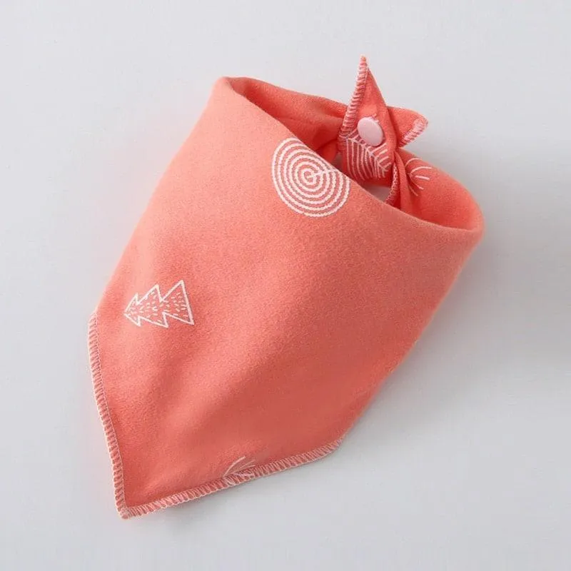 Triangular Cotton Dog Scarf