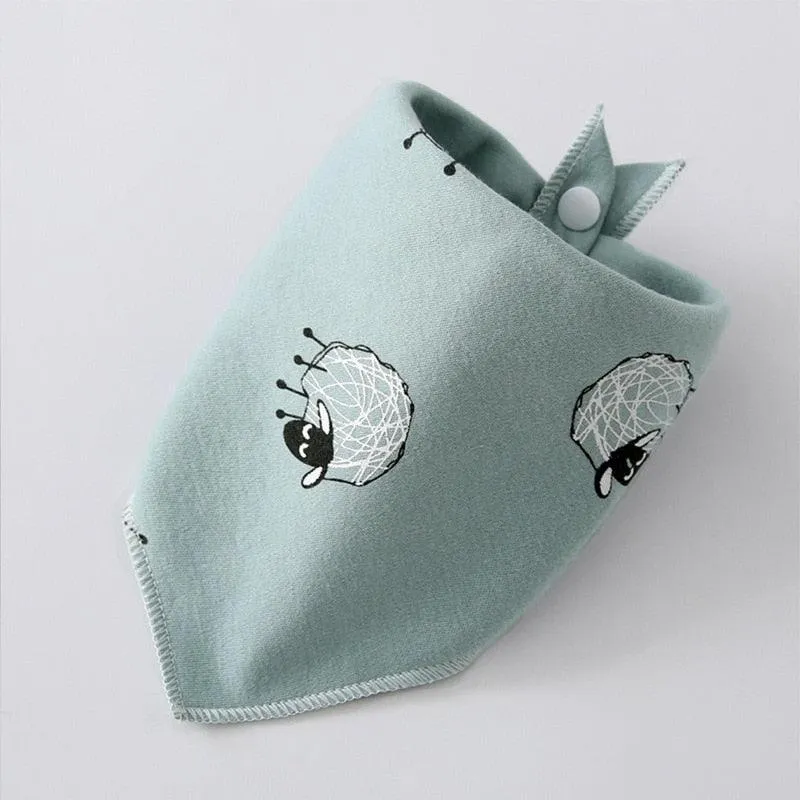 Triangular Cotton Dog Scarf