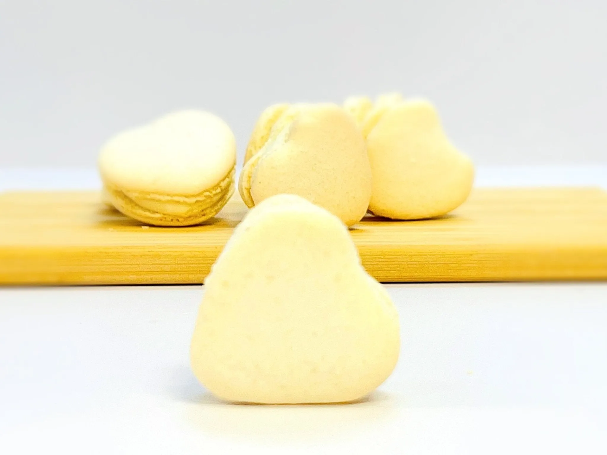 White Heart French Macarons | Ideal for Valentine's Day gifts, birthdays, weddings, anniversaries and more